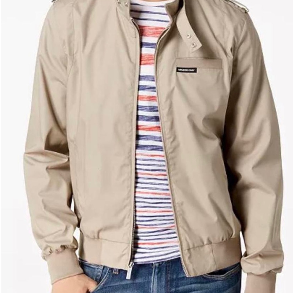Vintage Members Only tan jacket